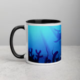 Jonah and the Whale Mug with Black Inside