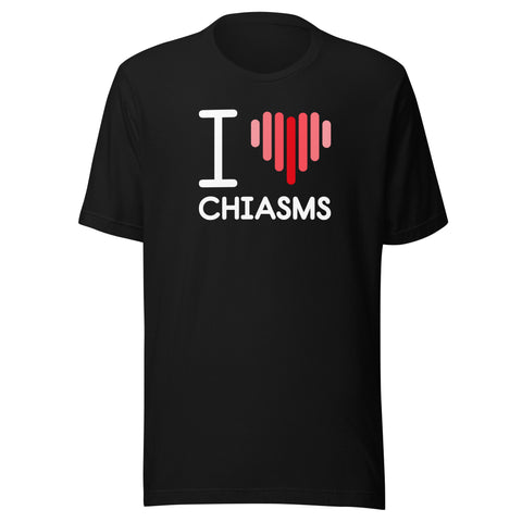 I Heart Chiasms Unisex t-shirt