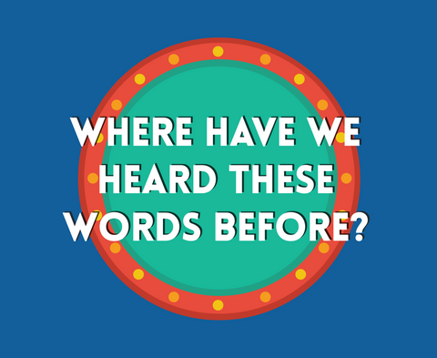 Where Have We Heard These Words Before - Poster
