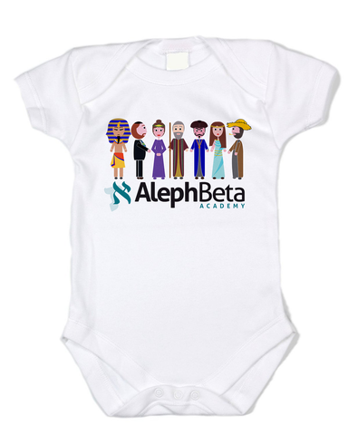 Aleph Beta Characters Baby One-Piece
