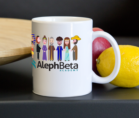 Aleph Beta Characters - Mug
