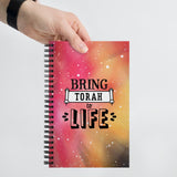 Bring Torah to Life Colorful Spiral notebook