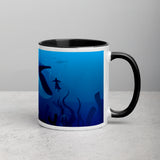 Jonah and the Whale Mug with Black Inside